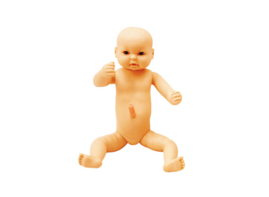高級出生嬰兒附臍帶模型(男嬰\女嬰任選柔軟型)